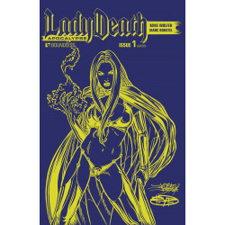 LADY DEATH APOCALYPSE 1 AZURE LEATHER