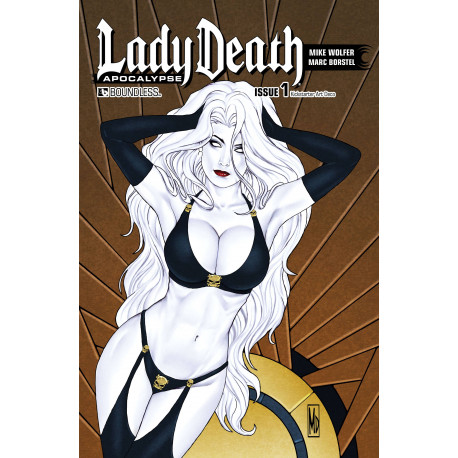 LADY DEATH APOCALYPSE 1 KICKSTARTER ART DECO