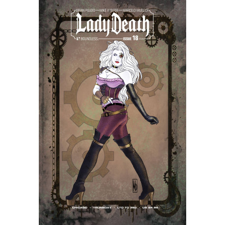 LADY DEATH ONGOING 18 CHICAGO STEAMPUNK THURSDAY