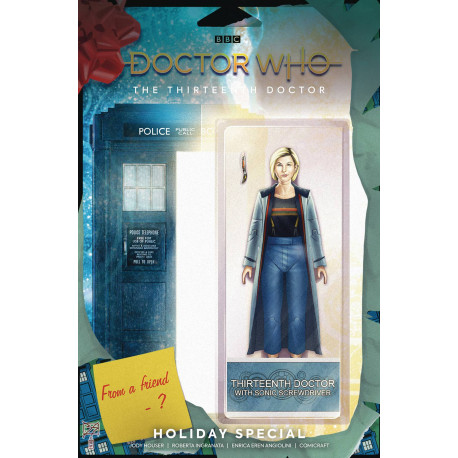 DOCTOR WHO 13TH HOLIDAY SPECIAL 1 CVR C ACTION FIGURE