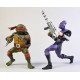 RAPHAEL VS FOOT SOLIDER TEENAGE MUTANT NINJA TURTLE 2 PACK ACTION FIGURE