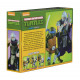 LEONARDO VS SHREDDER TEENAGE MUTANT NINJA TURTLE 2 PACK ACTION FIGURE