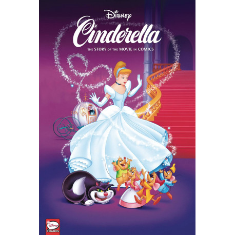 DISNEY CINDERELLA STORY OF MOVIES IN COMICS HC 