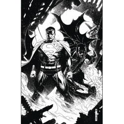 BATMAN SUPERMAN 5 CARD STOCK VAR ED