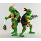 MICHELANGELO & RAPHAEL LES TORTUES NINJA PACK 2 FIGURINES 18 CM