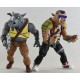 BEBOP & ROCKSTEADY LES TORTUES NINJA PACK 2 FIGURINES 18 CM