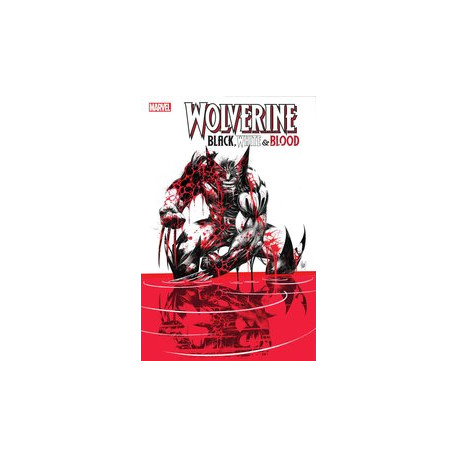 WOLVERINE BLACK WHITE BLOOD 1