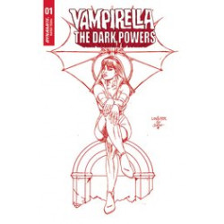 VAMPIRELLA DARK POWERS 2 LINSNER CRIMSON RED LINE ART CVR