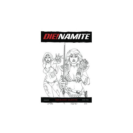 DIE NAMITE BLOODY VALENTIE ONE SHOT 50 COPY LINSNER B W INCV 