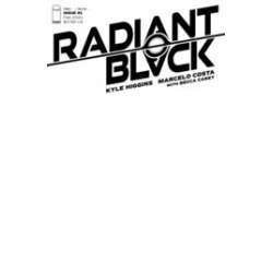 RADIANT BLACK 1 CVR C BLANK CVR