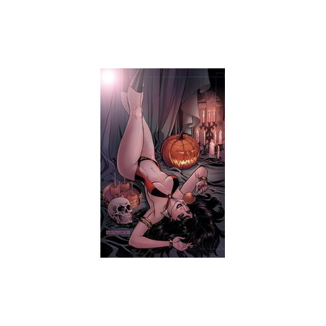 VAMPIRELLA HALLOWEEN SP LTD METAL CVR 