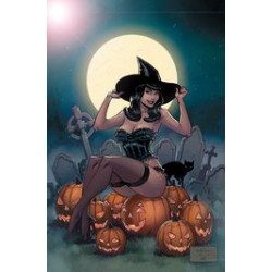 BETTIE PAGE HALLOWEEN SP LTD METAL CVR 