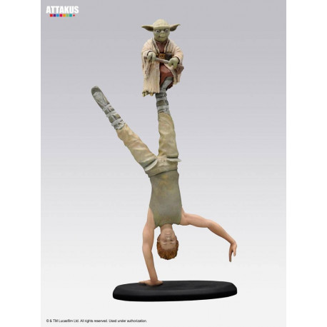 YODA AND LUKE SKYWALKER DAGOBAH TRAINING STAR WARS ELITE COLLECTION ...