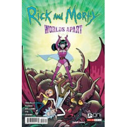 RICK AND MORTY WORLDS APART 3 CVR A FLEECS