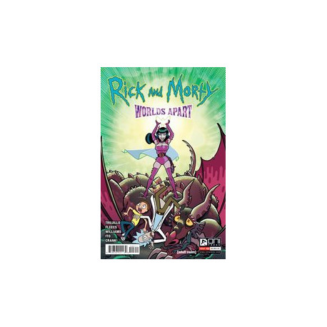 RICK AND MORTY WORLDS APART 3 CVR A FLEECS