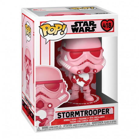 Star Wars Valentines Pop Star Wars Vinyl Figurine Stormtrooper Wheart