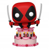 DEADPOOL 30TH ANNIVERSARY MARVEL FIGURINE POP! VINYL DEADPOOL IN CAKE 9 CM
