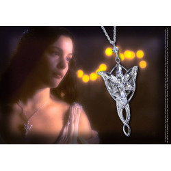 LE SEIGNEUR DES ANNEAUX PENDENTIF ARGENT ARWEN ETOILE DU SOIR