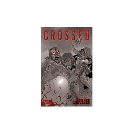 CROSSED 8 RED CROSSED VAR 