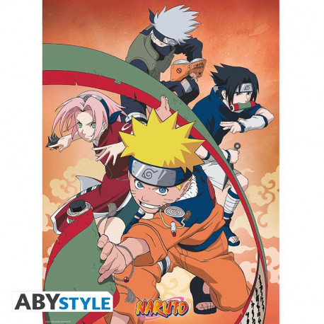 EQUIPE 7 NARUTO POSTER 52X38 CM