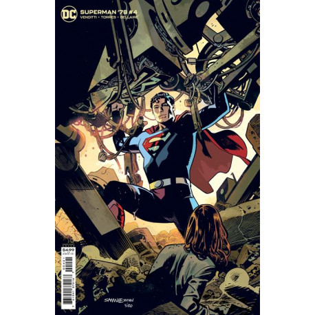 SUPERMAN 78 4 OF 6 CHRIS SAMNEE CARDSTOCK VARIANT