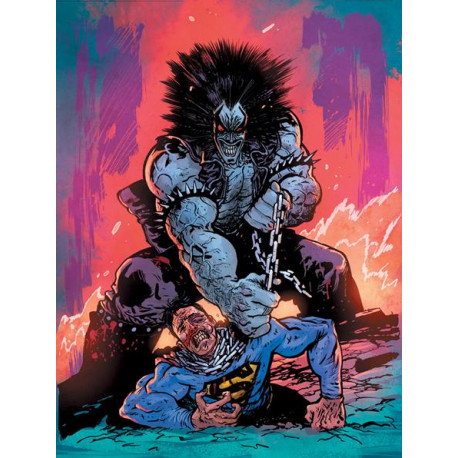 SUPERMAN VS LOBO 3 OF 3 DANIEL WARREN JOHNSON VARIANT