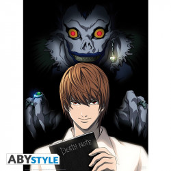 DEATH NOTE - POSTER LIGHT AND RYUK 52X38 CM