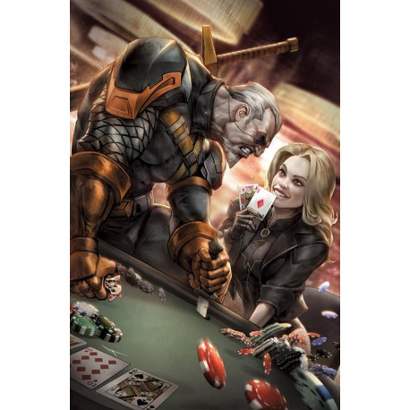 DEATHSTROKE INC 5 OF 7 IVAN TAO CARDSTOCK VARIANT