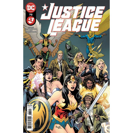 JUSTICE LEAGUE 72 DAVID MARQUEZ CARDSTOCK VARIANT