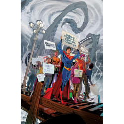 SUPERMAN SON OF KAL-EL 7 TRAVIS MOORE CARDSTOCK VARIANT