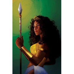 NUBIA AND THE AMAZONS 5 OF 6 CVR C ALEXIS FRANKLIN BLACK HISTORY MONTH CARD STOCK VAR