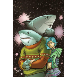 SUICIDE SQUAD KING SHARK 6 OF 6 CVR B TIM SEELEY CARD STOCK VAR