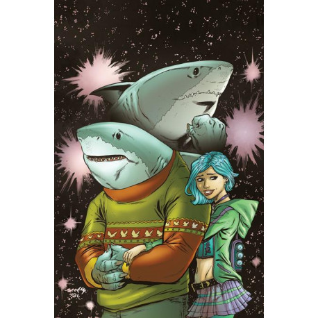 SUICIDE SQUAD KING SHARK 6 OF 6 CVR B TIM SEELEY CARD STOCK VAR