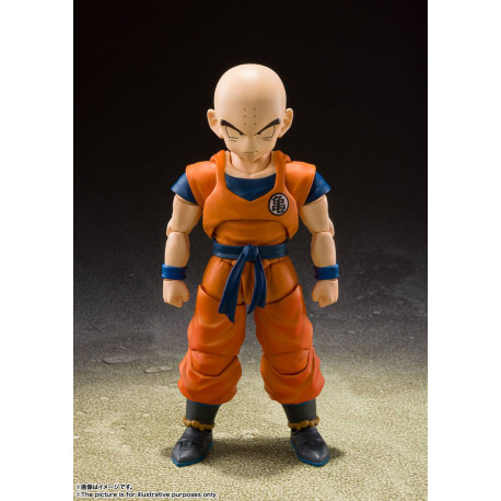 KRILLIN EARTH S STRONGEST MAN DRAGON BALL Z FIGURINE S H FIGUARTS 12 CM