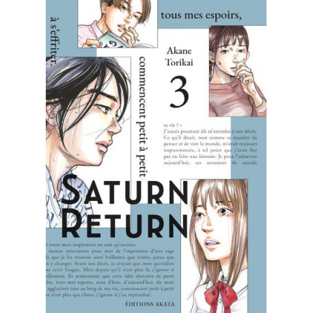 SATURN RETURN - TOME 3