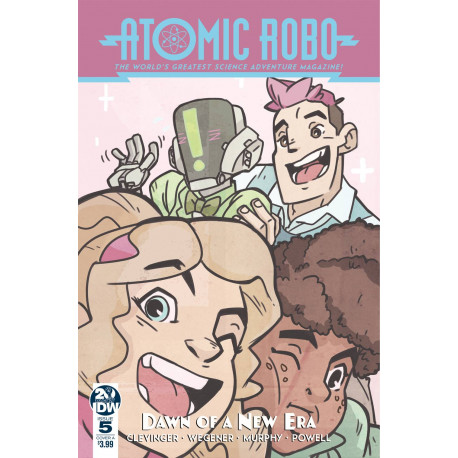 ATOMIC ROBO AND DAWN OF NEW ERA 5 (OF 5) CVR A WEGENER