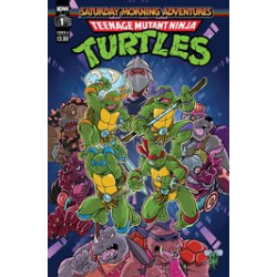 TMNT SATURDAY MORNING ADVENTURES 1 CVR A LATTIE