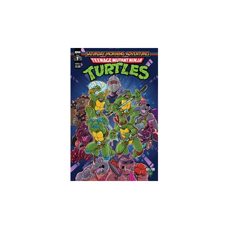 TMNT SATURDAY MORNING ADVENTURES 1 CVR A LATTIE