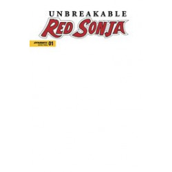 UNBREAKABLE RED SONJA 1 CVR F BLANK AUTHENTIX