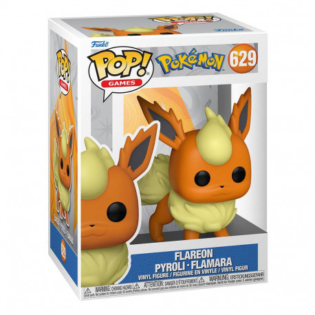 FLAREON EMEA POKEMON POP GAMES VINYL FIGURINE 9 CM