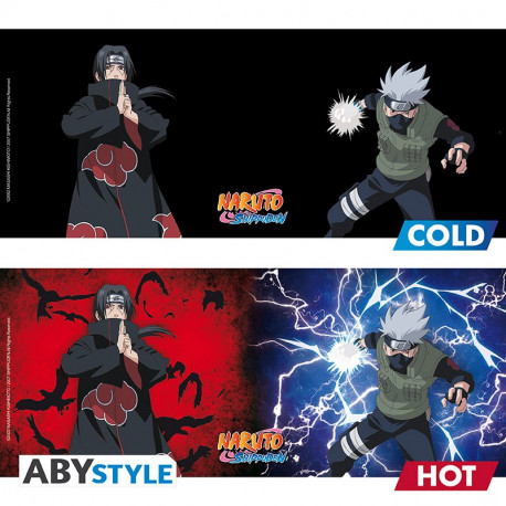 KAKASHI - ITACHI NARUTO SHIPPUDEN - MUG HEAT CHANGE - 460 ML