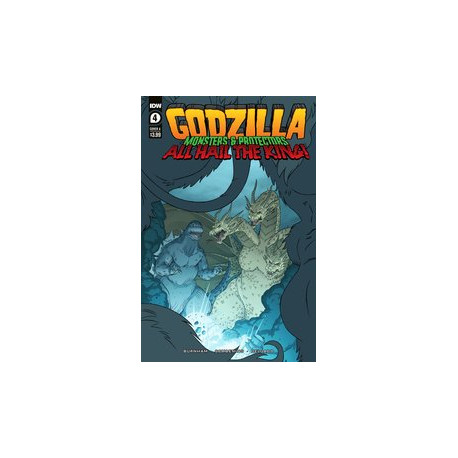 GODZILLA MONSTERS PROTECTORS ALL HAIL KING 4 CVR A