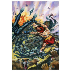 DANGER STREET 1 OF 12 CVR B STEVE RUDE CARD STOCK VAR MR RES 