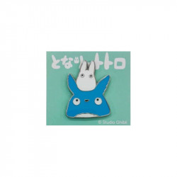 PINS TOTORO BLEU ET BLANC GROS PLAN MON VOISIN TOTORO