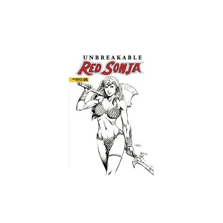 UNBREAKABLE RED SONJA 5 CVR D FINCH B W