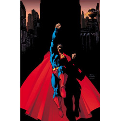 SUPERMAN 1 CVR B ANDY KUBERT CARD STOCK VAR