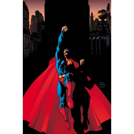 SUPERMAN 1 CVR B ANDY KUBERT CARD STOCK VAR