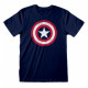 MARVEL CAPTAIN AMERICA SHIELD DISTRESSED T-SHIRT TAILLE L