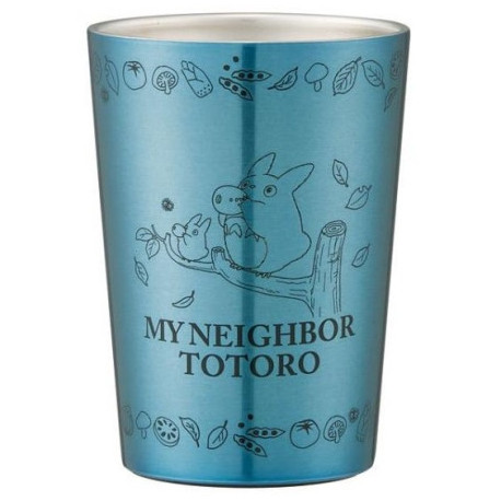 TUMBLER CAFE 400 ML BLEU - MON VOISIN TOTORO