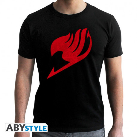 FAIRY TAIL TSHIRT EMBLEME MC BLACK TAILLE L